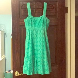 Green Cotton Dress 👗